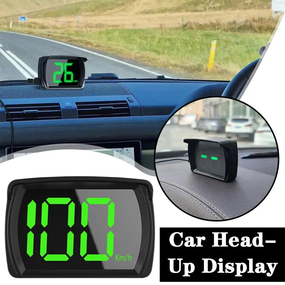 2026 GPS KMH MPH HUD Digital Speedometer Head Up Display Car Electronics Accessories for All Cars Electric Vehicles Motorbikes Oasis Select