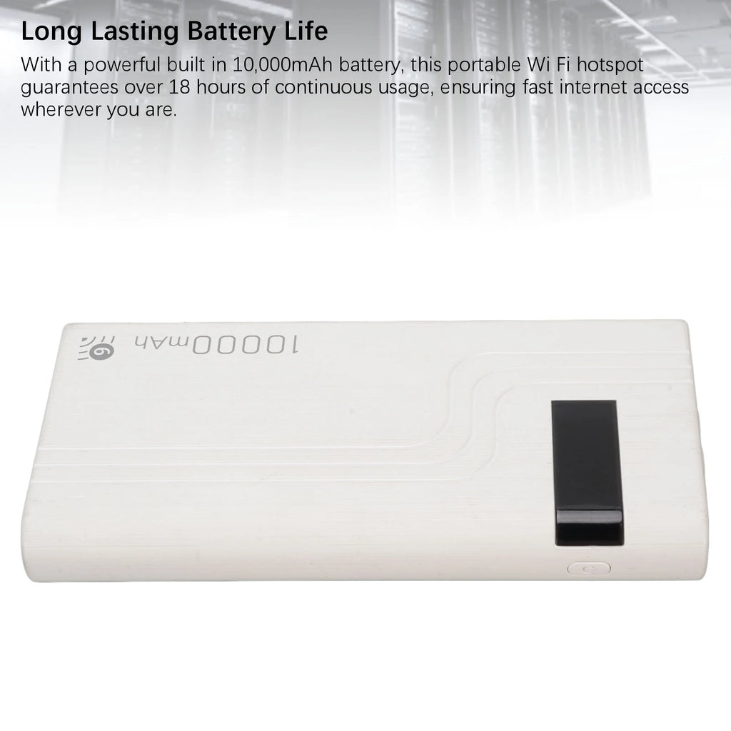 4G LTE Mobile Hotspot Router Unlocked 300Mbps Wireless SIM Card Slot Mobile Router Built in 10000MAh Battery WiFi Hotspot Device Oasis Select