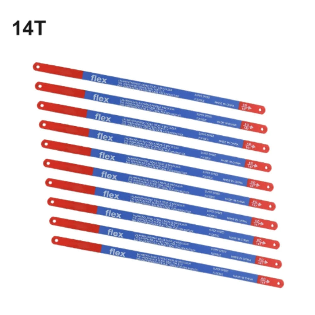 5PCS Hacksaw Blade 300mm Hand Saw Blades 14T/18T/24T Bi-Metal For Meat Wood Cut Woodworking Hand Tool Oasis Select
