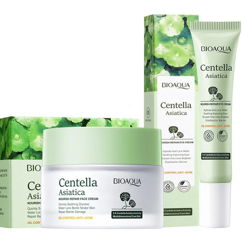 BIOAQUA Centella Asiatica Skin Care Set – Face & Eye Cream Skin Care Set Oasis Select Face Cream Eye Cream