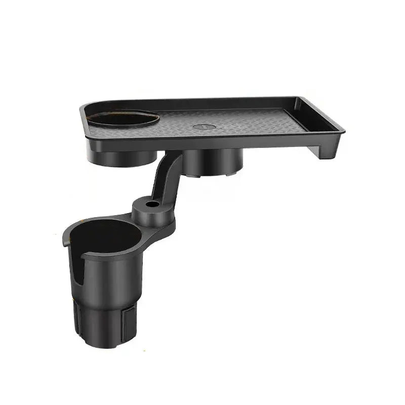 Universal Car Cup Holder Tray With Dual Cup Holder Organized Table Food Car Tray Portable Adjustable Drink Stand Oasis Select