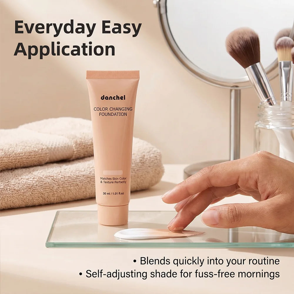 30ml Hydrating Color Changing Foundation, Lightweight Isolation Even Skin Tone Natural BB Cream Oasis Select