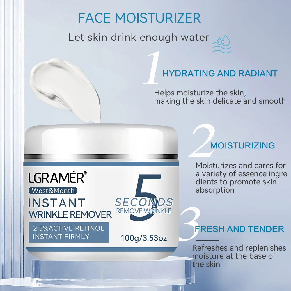 Retinol Collagen Cream with Hyaluronic Acid Vitamin C+E Firming Nourishing & Moisturizing Anti-wrinkle Aging Shrinks Pores Oasis Select