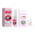 Tooth Gem Set White Rhinestone DIY Dental Jewelry Beautiful Easy To Remove Install Sturdy Gems With Curing Light And Glue Oasis Select 1set boxed
