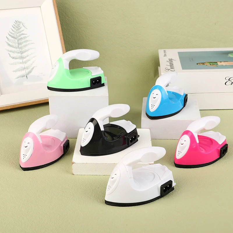 EU/US/UK Plug Mini Craft Iron Electric Iron Portable Handy Heat Press Diy Small Iron For Ironing Clothes Laundry Appliances Oasis Select