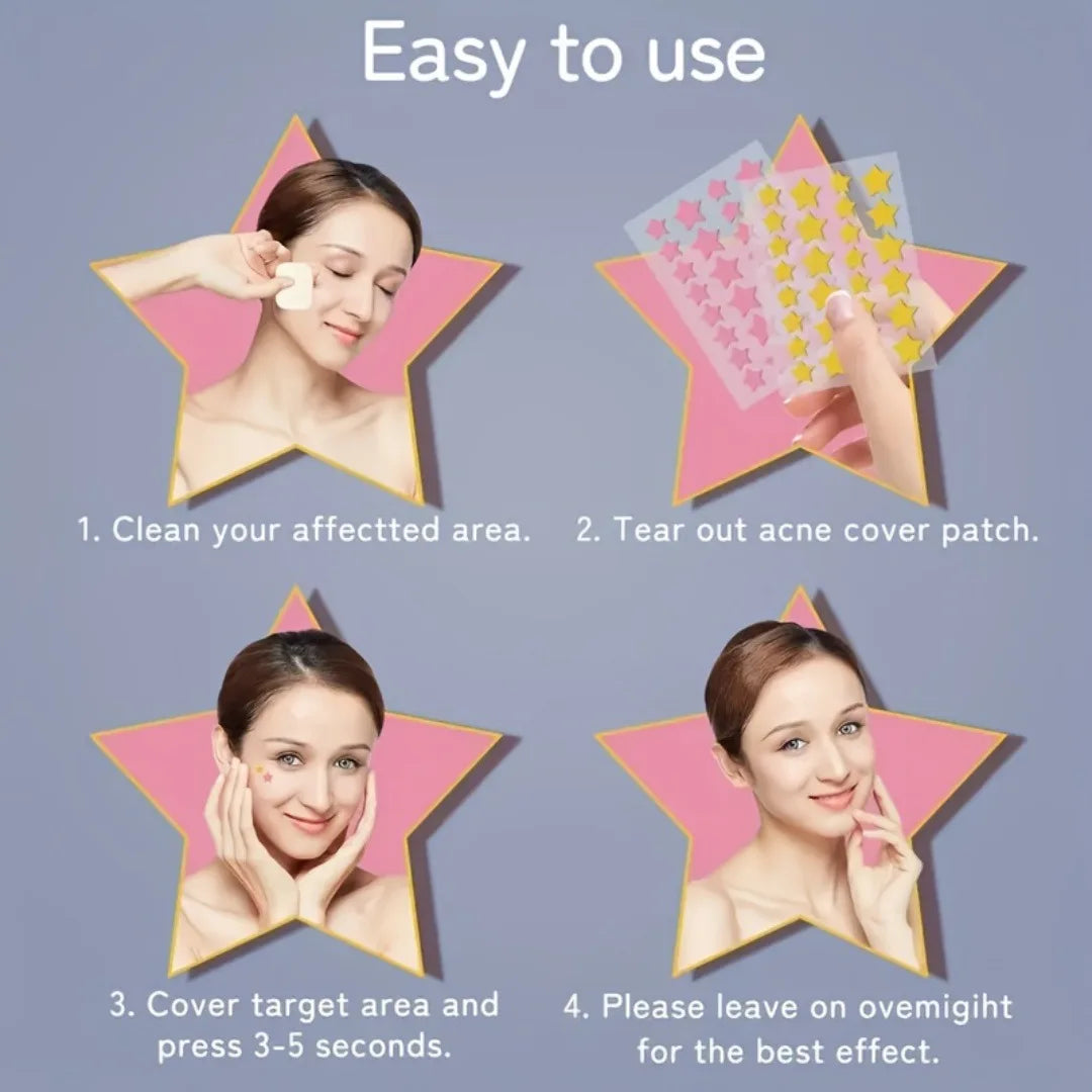 1400pcs Star Pimple Patches – Invisible Blemish Cover Stickers Pimple Patches Oasis Select