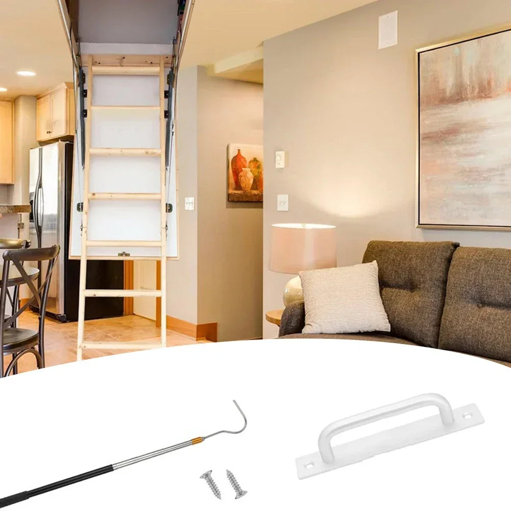 Ladder Pull-down System Kit Parts For Operating Your Attic Ladder For Home Improvement Projects Home Improvement Hardware Oasis Select