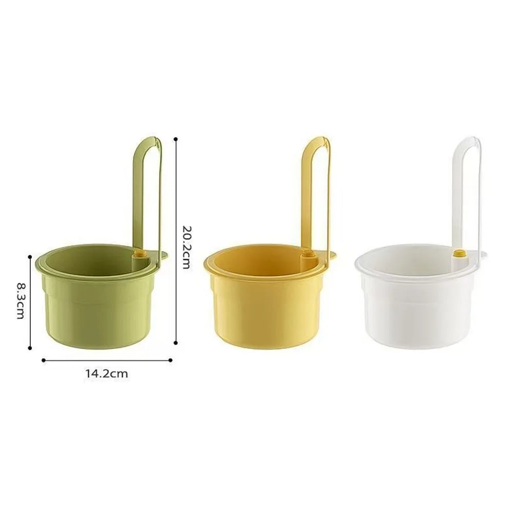 Sink Hanging Strainer Basket – Snap-On Faucet Drain Organizer Sink Strainer Basket Oasis Select