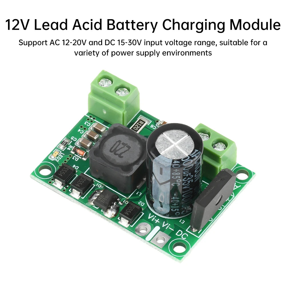 12V Battery Charging Module CN3768 Module Three-Stage Charging Constant Current Charging AC 12-20V/DC 15-30V Oasis Select Default Title