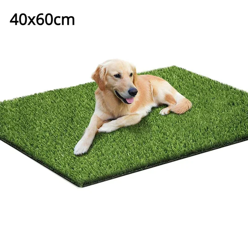 Artificial Turf Dog Potty Training Mat Reusable Grass Rug Replacement Turf Outdoor Lawn Mat Easy To Clean for Balcony Garden Oasis Select 40x60cm