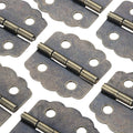 4 pcs Antique Bronze Kitchen Cabinet Door Hinges Jewelry Boxes hinges Dollhouse hinge Furniture Fittings Accessories Oasis Select Default Title