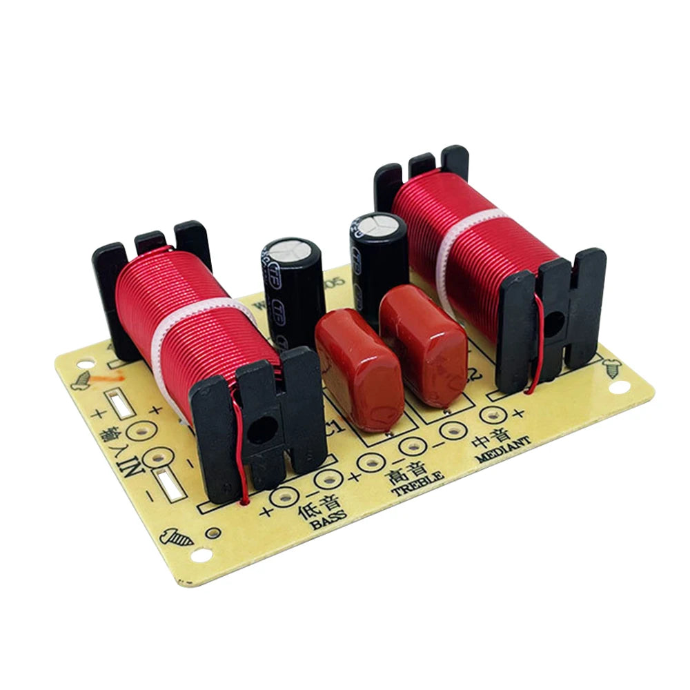 150W 3 Way HiFi Speaker Frequency Divider Audio Crossover Filter Treble Alto Bass Frequency Divider for Professional or Home Use Oasis Select