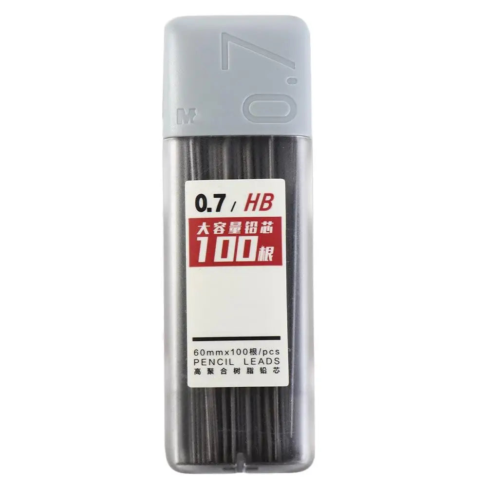100Pcs Mechanical Pencil Leads 2B/HB Pencil Rod Automatic Pencil Core Refill Office School Art Sketch Drawing Supplies 0.5/0.7mm Oasis Select HB 0.7mm
