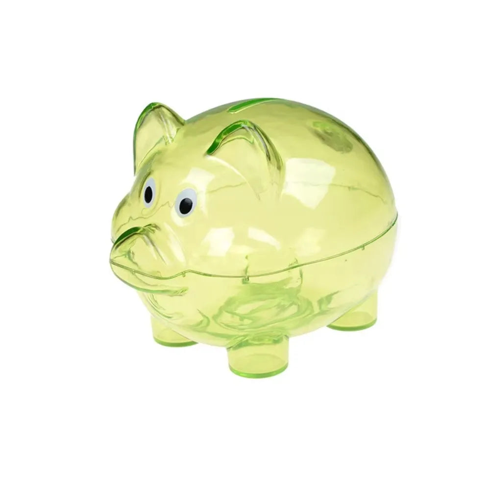 Transparent Pig Piggy Bank – Kids Coin & Money Saving Jar