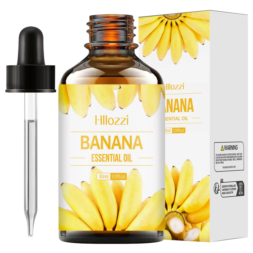 Hllozzi Banana Essential Oil 30ml – Skin, Hair & Aromatherapy