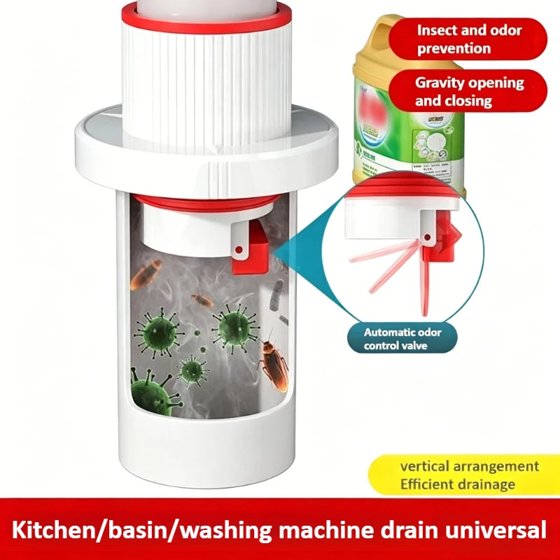 Sealing Plug Ring Sealing Plug Check Valve Anti Odor Kitchen Sink Drainage Pipe Basin Drainage Pipe Oasis Select