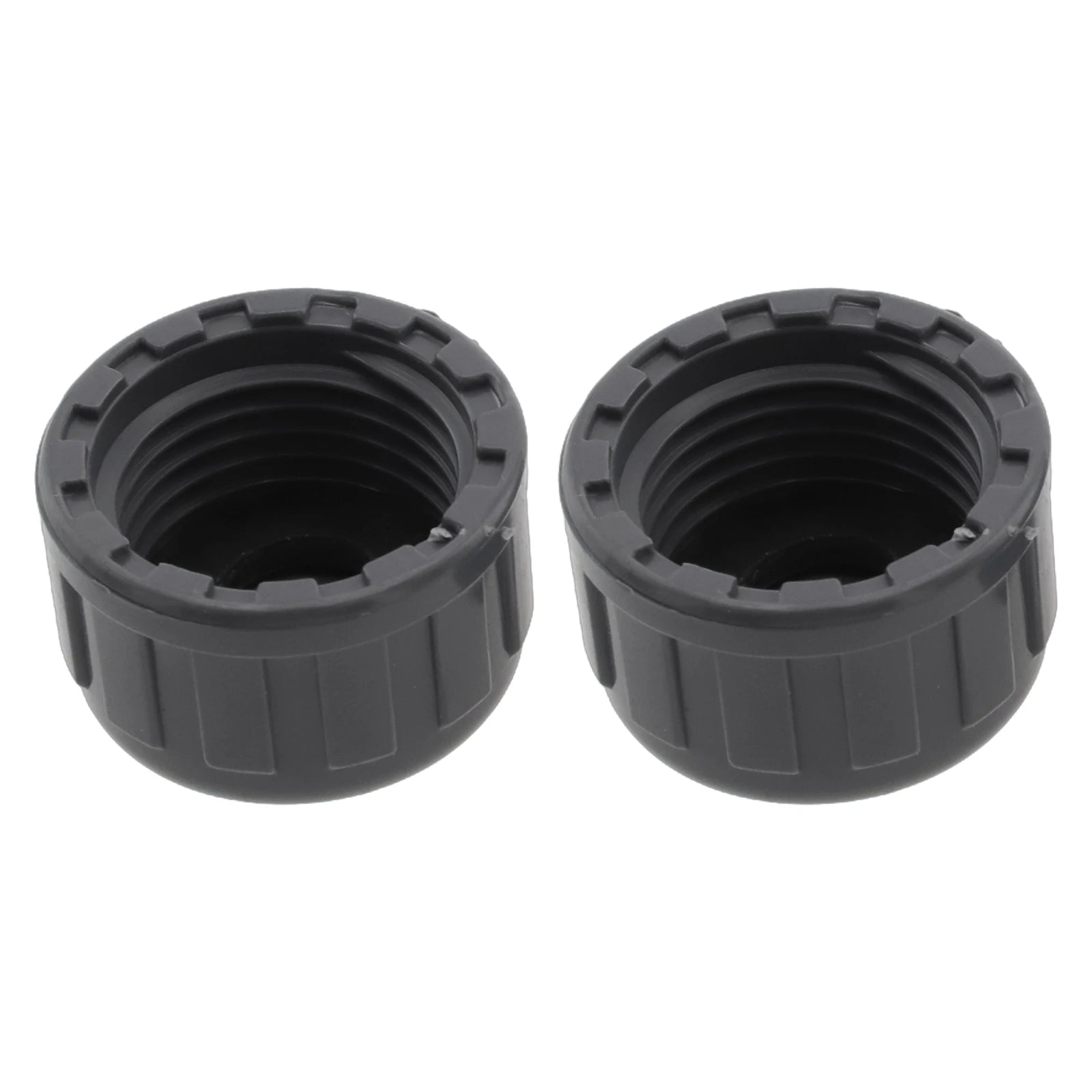 2pcs PVC Female Thread End Cap Connector 20mm/25mm/32mm Hose Connector With Rubber Seals Water Pipe Connector Fittings Oasis Select