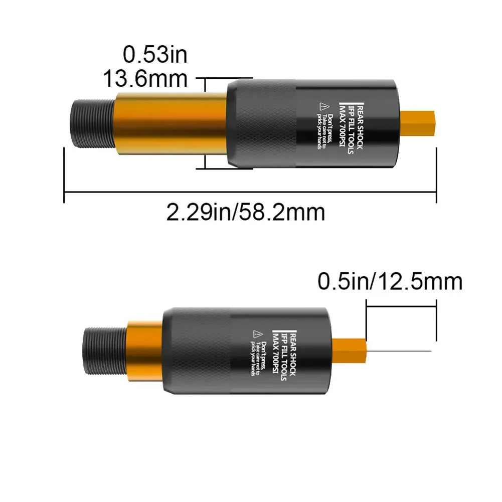 For FOX RP2 Bicycle Rear Shock FP Needle Type Charging Adapter Inflation Tool Cycling Suspension Pump Tool Bike Accessory Oasis Select