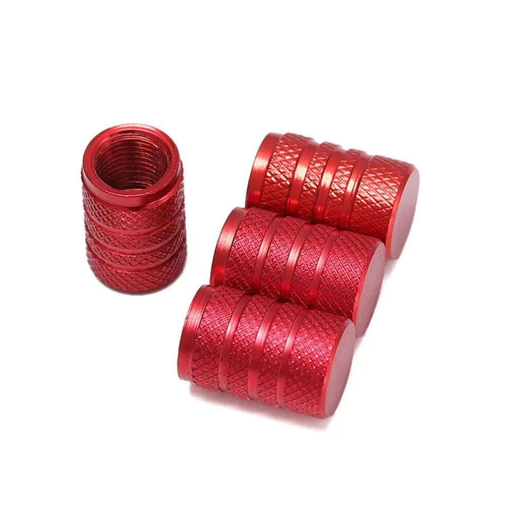 Cap Tyre Valve Cap Bike Air Valve Caps Wheel Tire Valve Cap Universal Tire Valve Protector Bicycle Cap Bicycle Tire Valve Oasis Select Red