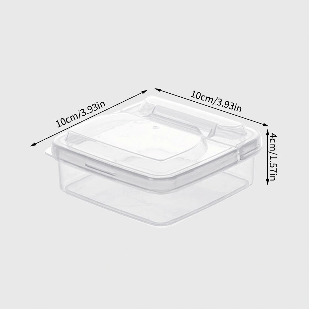 Transparent Flip Storage Box – PP Plastic for Jewelry & Beads
