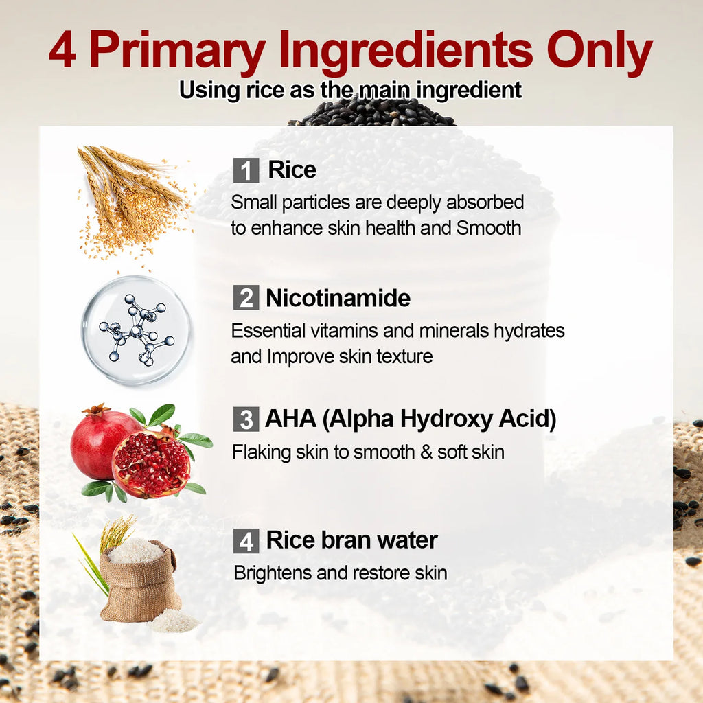 Rice Extract Exfoliating Essence – Smoother, Brighter Skin