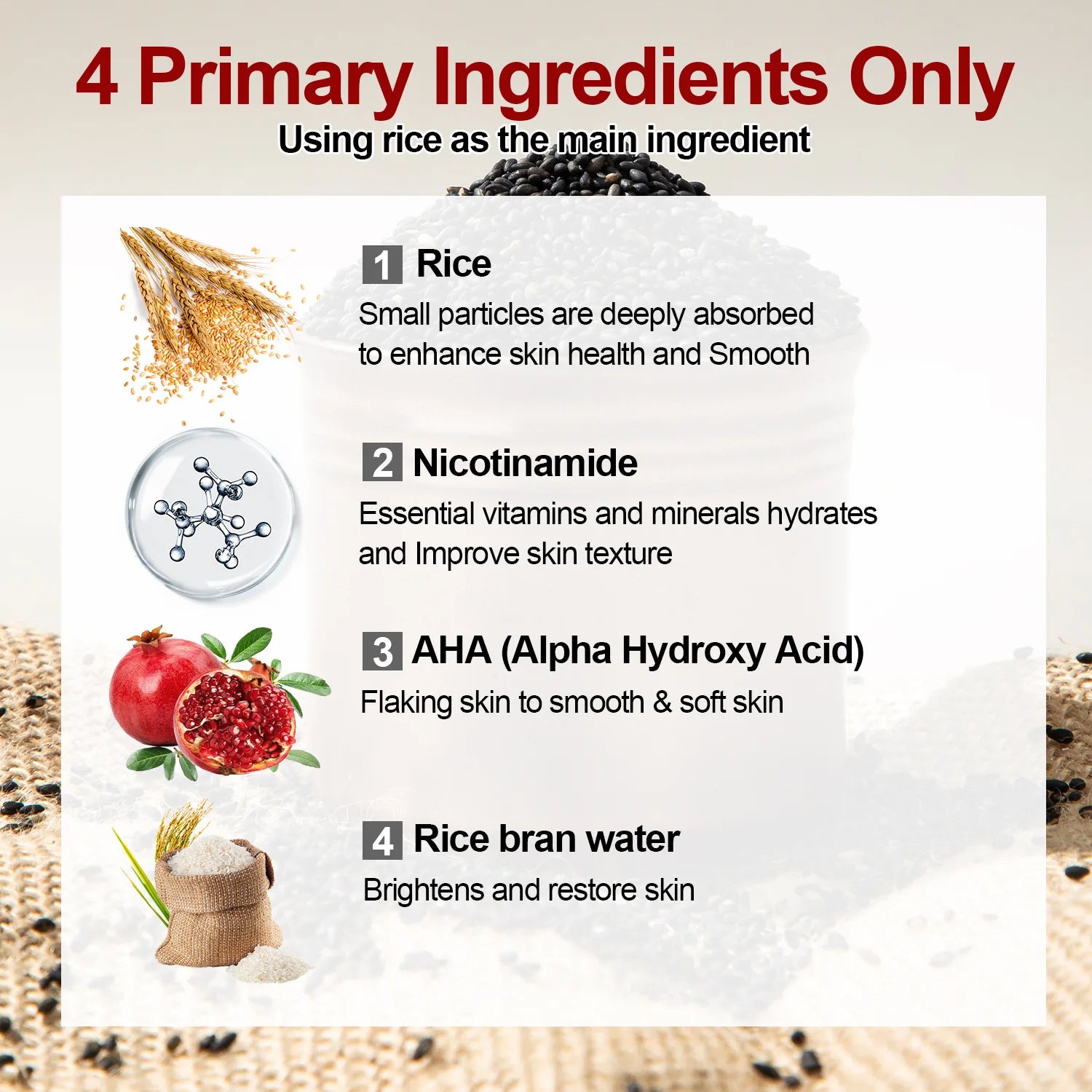 Rice Extract Exfoliating Essence – Smoother, Brighter Skin