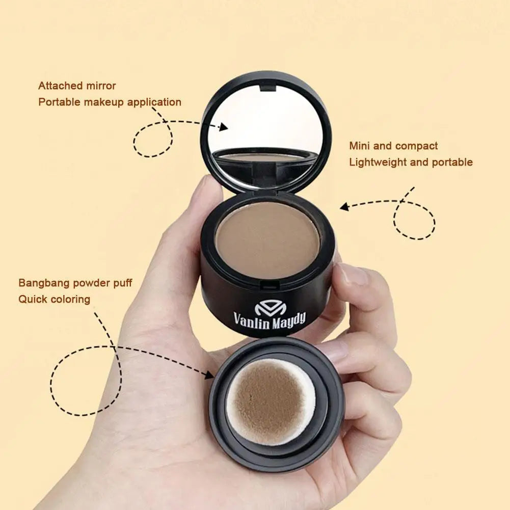 Hairline Contouring Powder Hairline Repair Filling Powder With Puff Fluffy Thin Powder Line Shadow Powder Forehead Hair Makeup Oasis Select