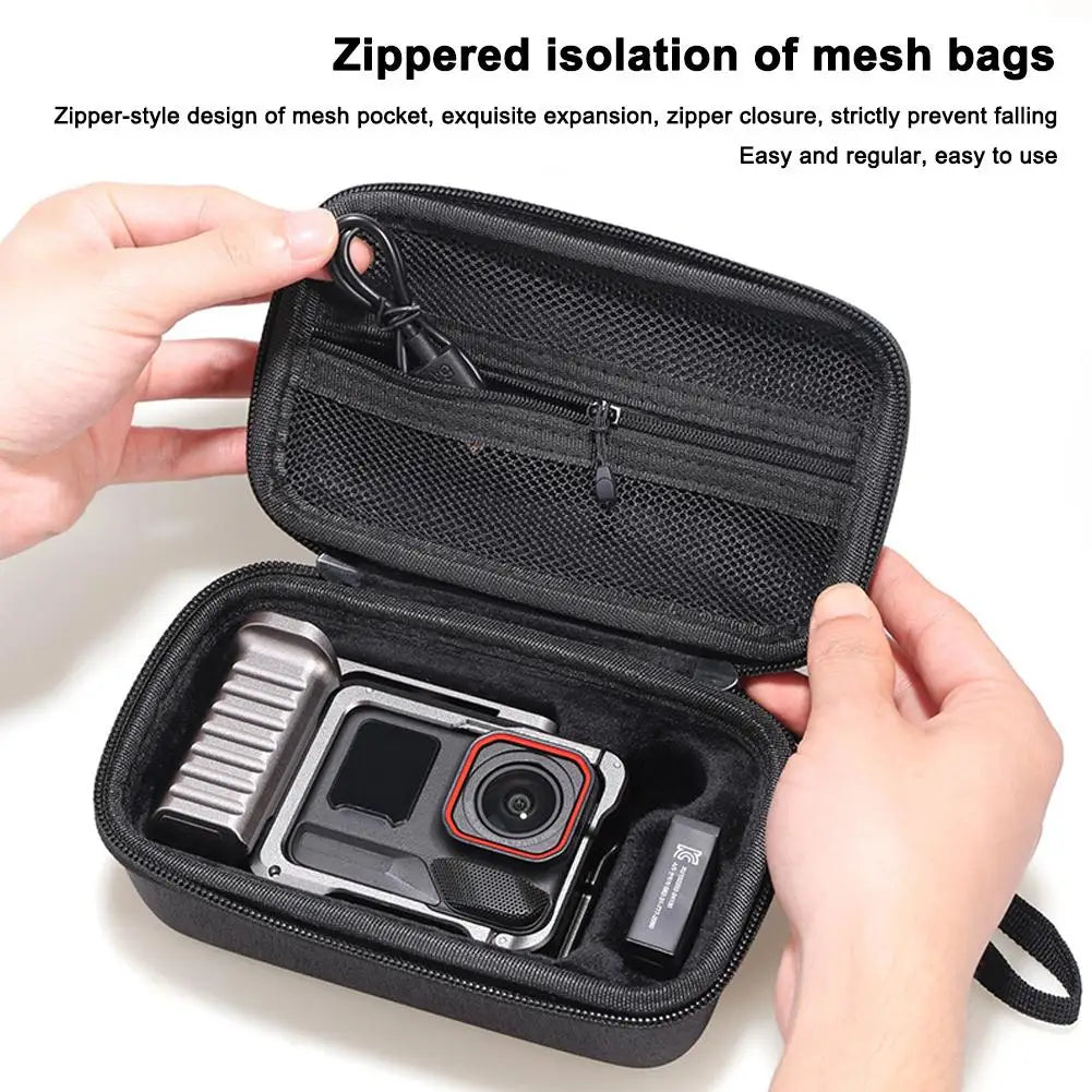 For Insta360 Ace Pro 2 Street Camera Set Storage Bag Protection Aluminum Alloy Rabbit Cage Sports Camera Bag Accessories Oasis Select