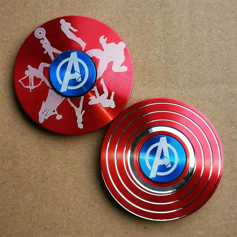 Finger Spinner Shield Aluminum Alloy Fidget Stress Relief Toy