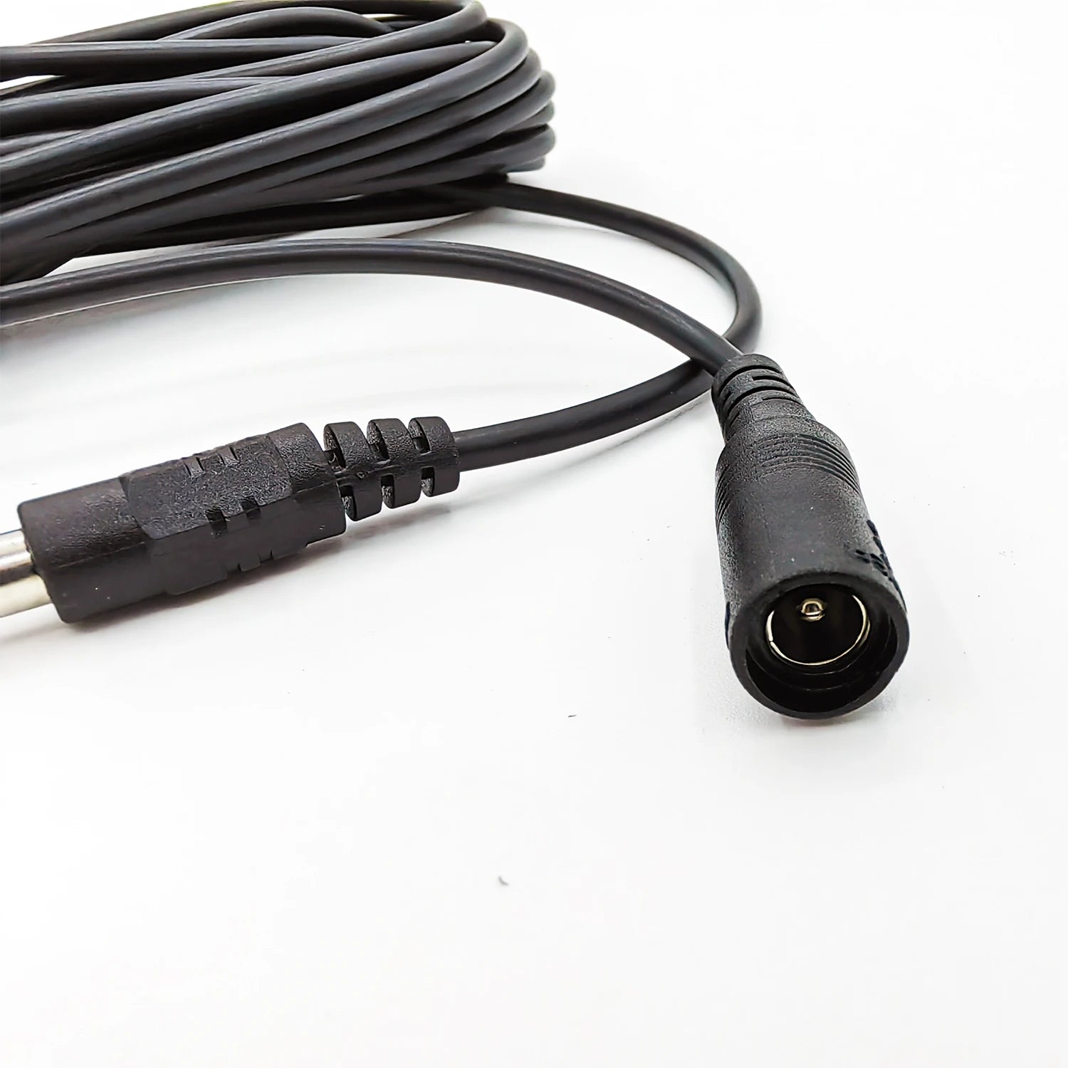 5M 10M DC12V Power Extension Cable 5.5mm*2.1mm Connector Male To Female For LED Lamp CCTV Security Camera Black Power Cable Cord Oasis Select 5M