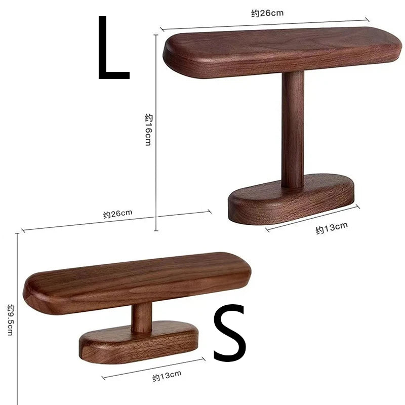 Walnut Watch Bracket Display Holder Jewelry Bracket Chain Anklets Hanger Stand Racks Organizer For Counter Shows Oasis Select