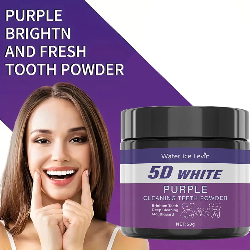 Purple Tooth Cleaning Powder – Sulfate-Free Teeth Whitening Teeth Whitening Powder Oasis Select