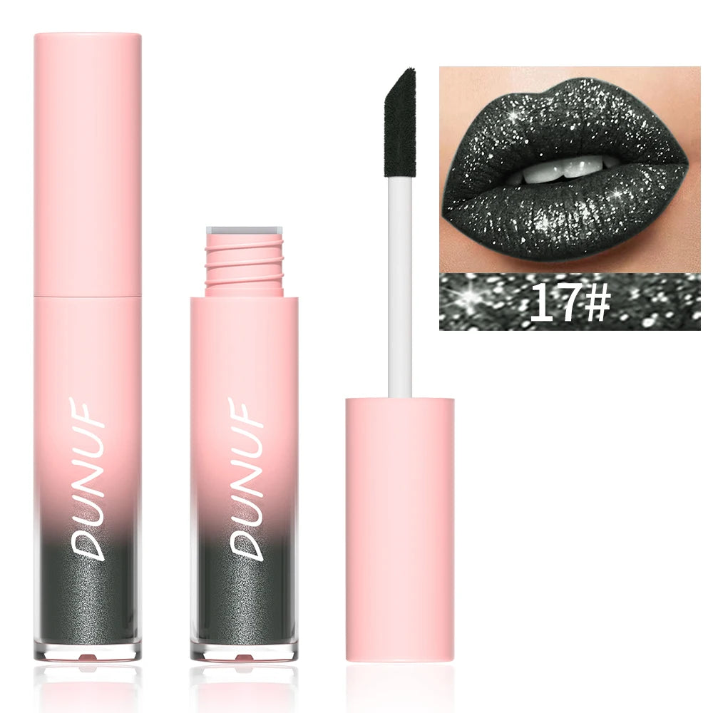 1pcs Pearlescent Lipstick - Waterproof Long-Lasting Lip Gloss Easy to Paint Exquisite Gift Stage Makeup Daily Makeup Universal Oasis Select 17