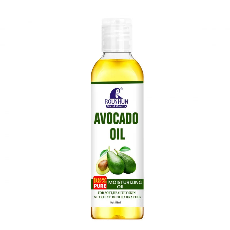 ROUSHUN 118ml Avocado Body Oil – Nourishing Skin Moisturizer