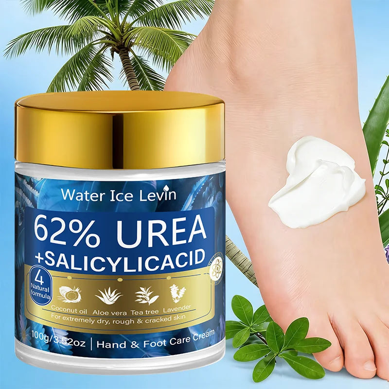 Urea & Salicylic Acid Hand & Foot Cream - Natural Formula, Moisturizing for Extremely Dry Rough Skin Oasis Select