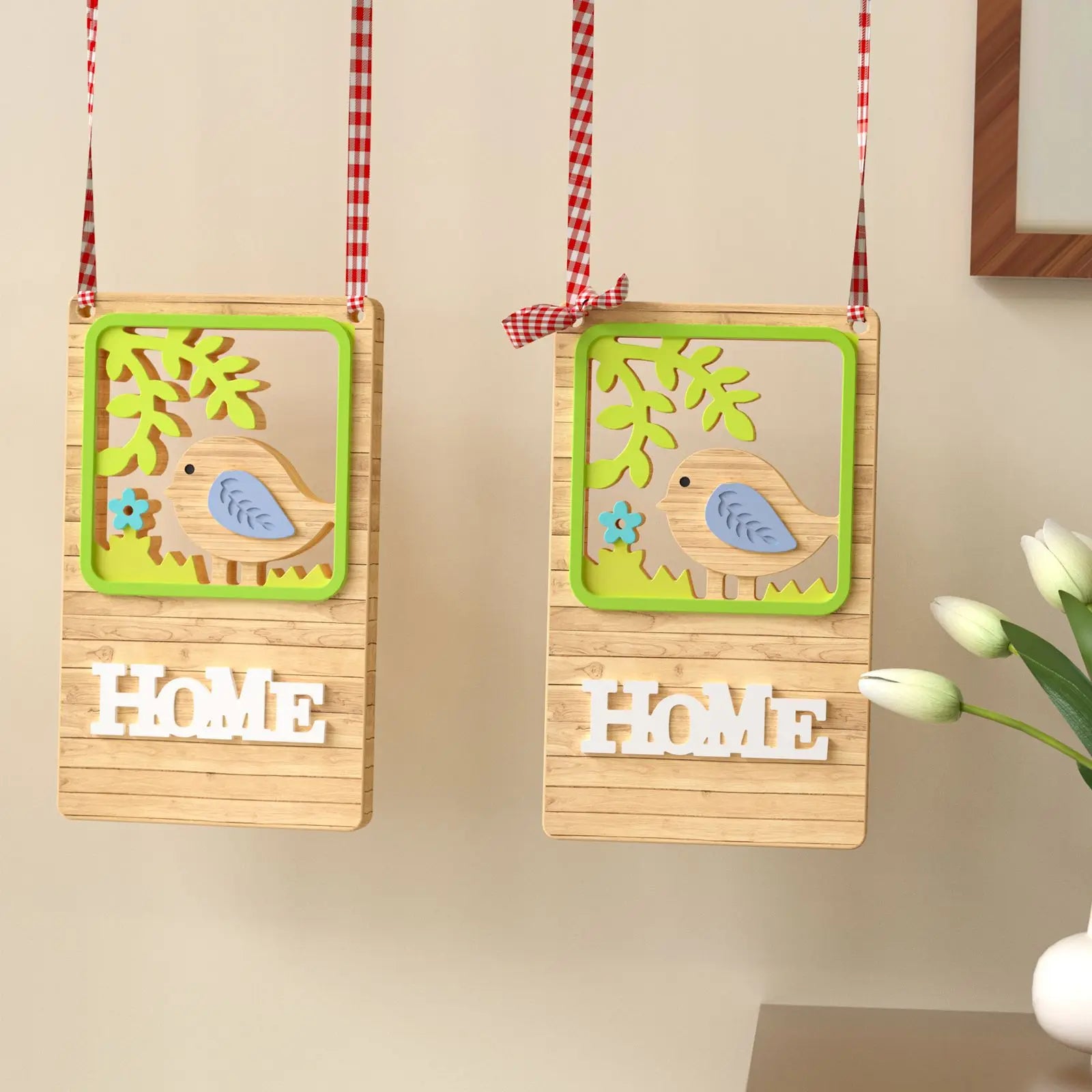 Plaster Craft Mold White Flower Hanging Silicone Mold Birdhouse Pendant Mold Lightweight For Home Decoration Easter Celebrations Oasis Select