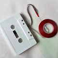 Red 1/8" Cassette Splicing & Leader Tape – PET, 33M Roll