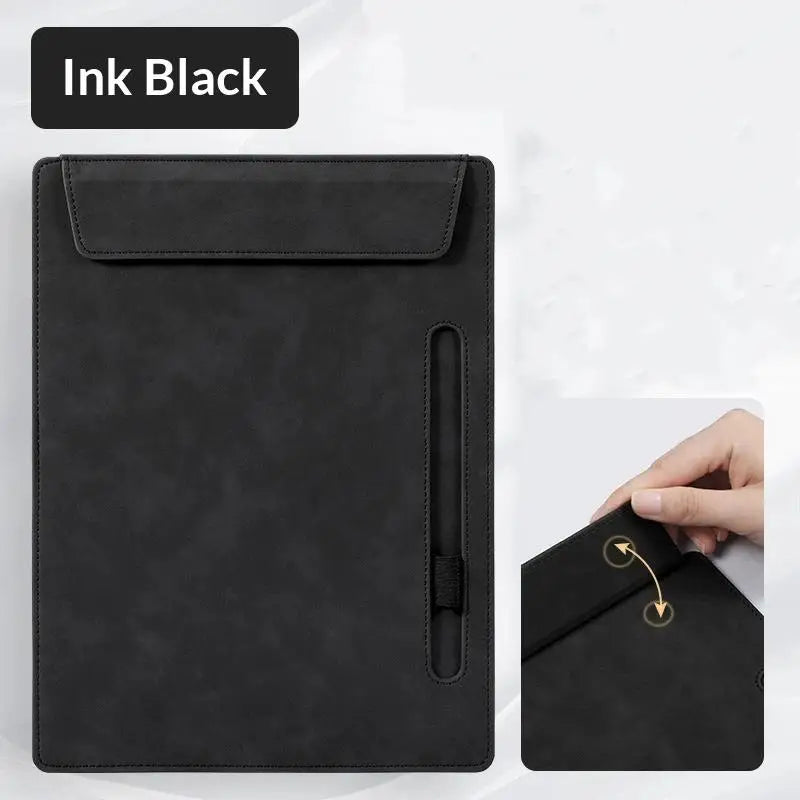 A4 PU Leather Clipboard – Magnetic Closure & Pen Slot