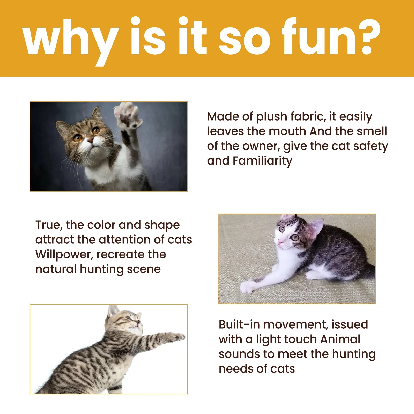 Cat Mouse Toy Interactive Squeaky Realistic Plush Self Moving Hunting Exercise Boredom Relief For Cats Dogs Daily Pet Supplies Oasis Select