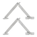 2pcs Antique Bronze Lid Support Hinges | Jewelry Box & Chest