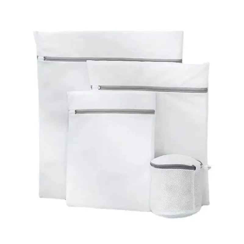 Laundry Bags Printing Fine Mesh Clothing Care and Washing Bag Set Large Mesh Bra Washing Clothes Net Bag Oasis Select White