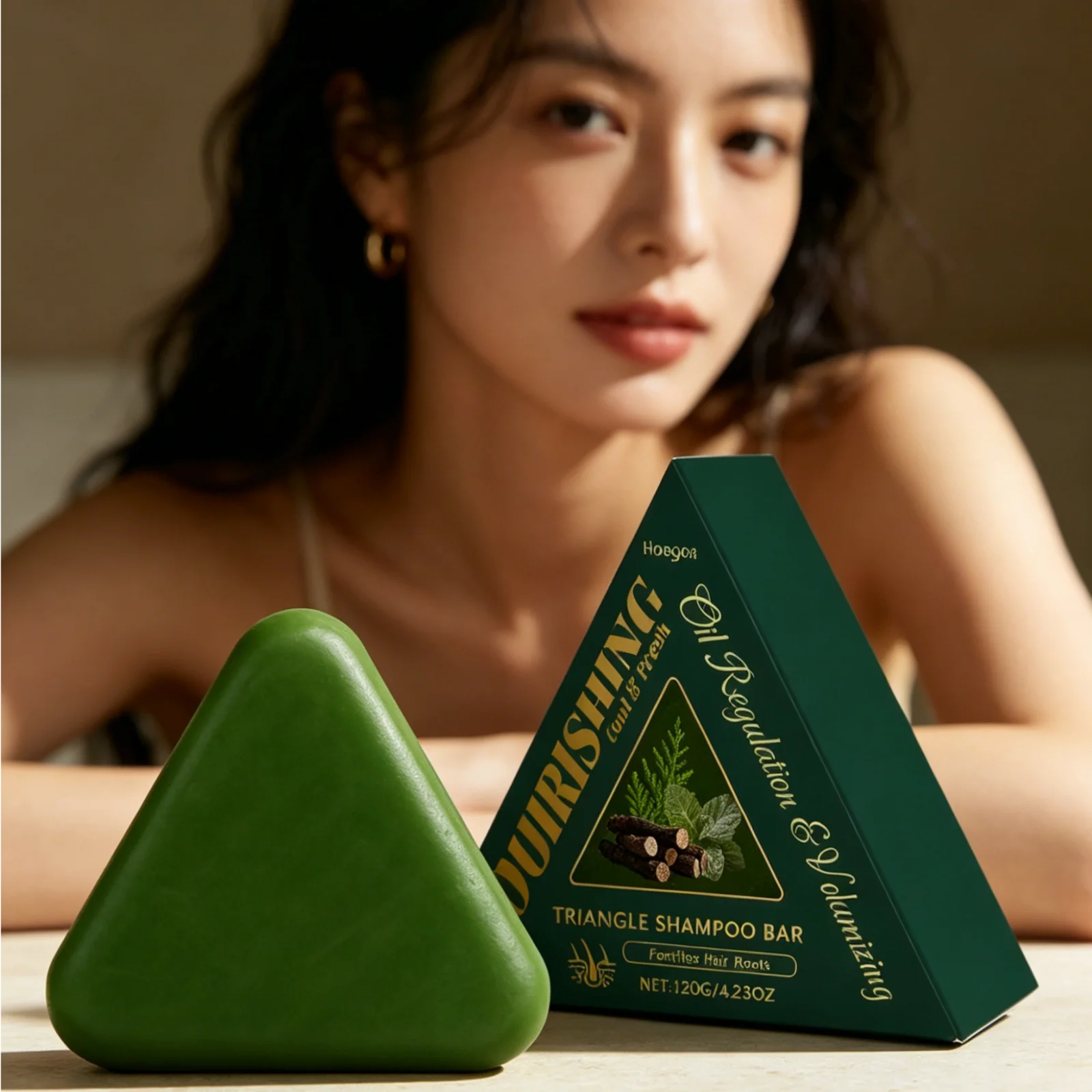 Hoegoa Solid Shampoo Bar – Anti-Frizz, Moisturizing 120g Solid Shampoo Bar Oasis Select