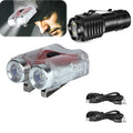 Mini Powerful Handheld Flashlight USB Rechargeable Portable Pen Clip Flashlight Cap Clamp Headlamp Outdoor Camping Fishing Torch Oasis Select Package List