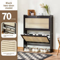 Household shoe cabinet door economical simple modern storage cabinet narrow large capacity tipping bucket small shoe rack Oasis Select Single 2-70