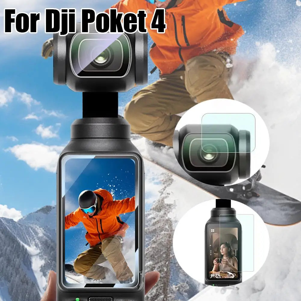 Tempered Glass Screen & Lens Protector for DJI Pocket 4