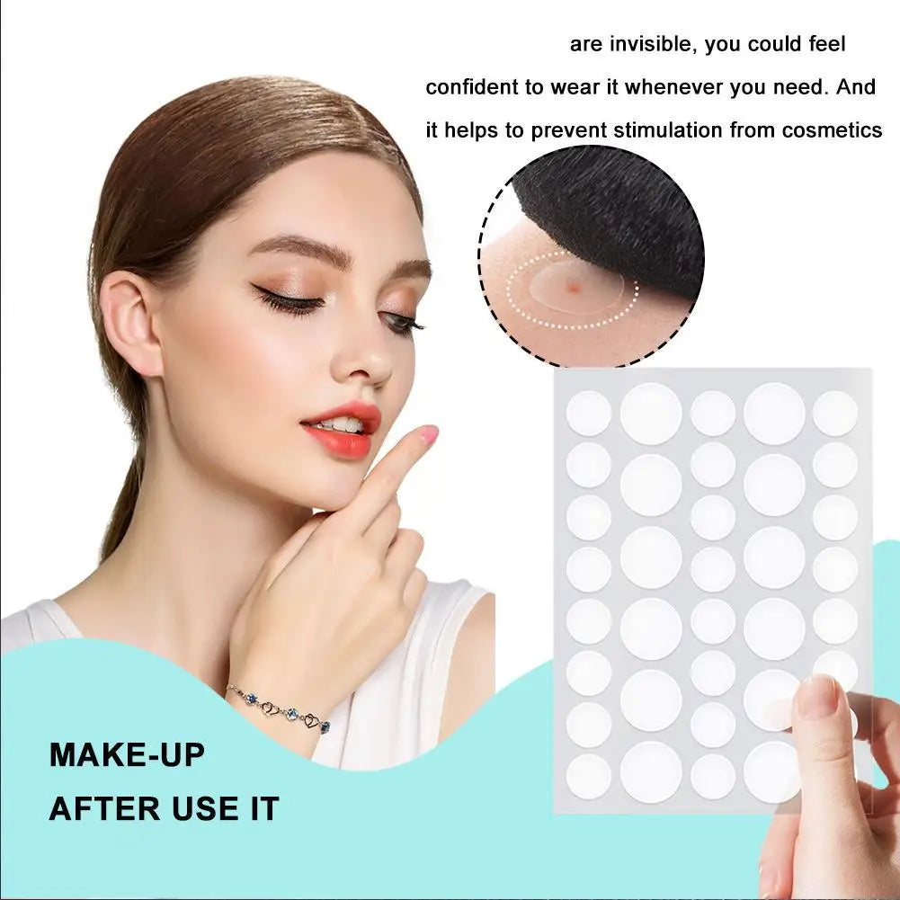 72/288 Counts Invisible Pimple Patches for Face with Tea Tree Oil, Hydrocolloid Acne Pimple Patches Blemish Dots Patch Stickers Oasis Select