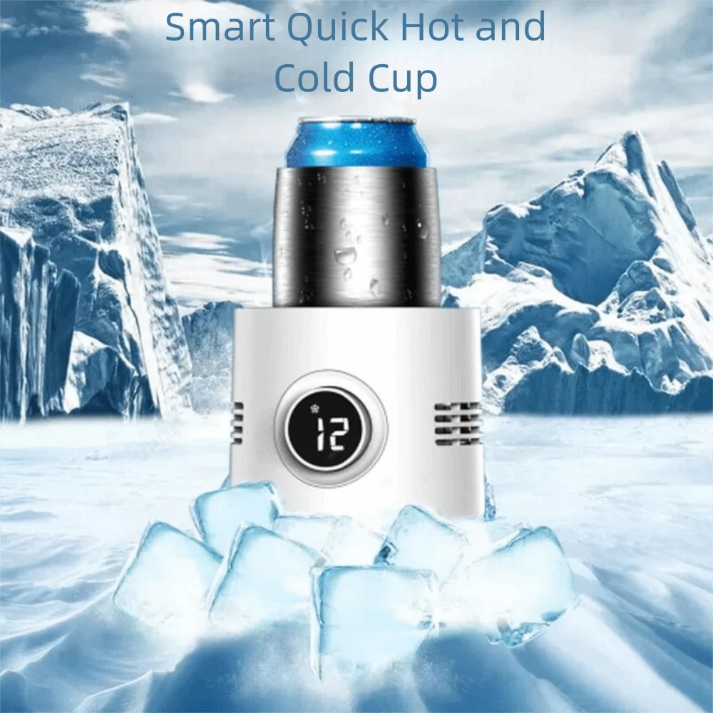 Smart Hot & Cold Cup – Digital Temp Display, Rapid Cool/Heat
