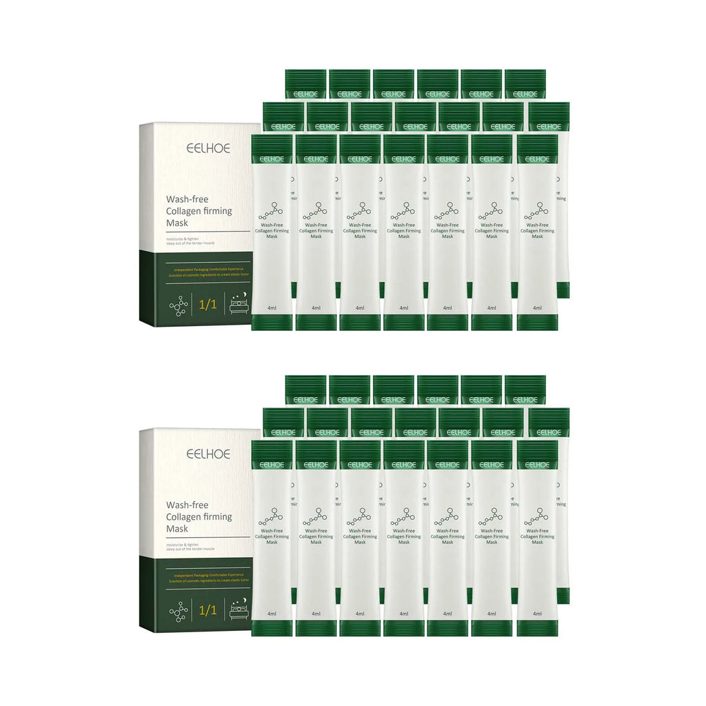 Eelhoe 20-Pack Collagen Sleeping Mask – Anti-Aging Firming Sleeping Face Mask Oasis Select 2 x 20Pcs