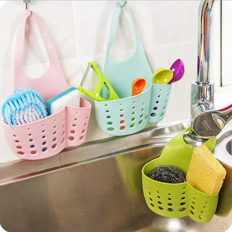 Adjustable Sink Drain Basket – Sponge & Soap Organiser Rack Sink Drain Basket Oasis Select