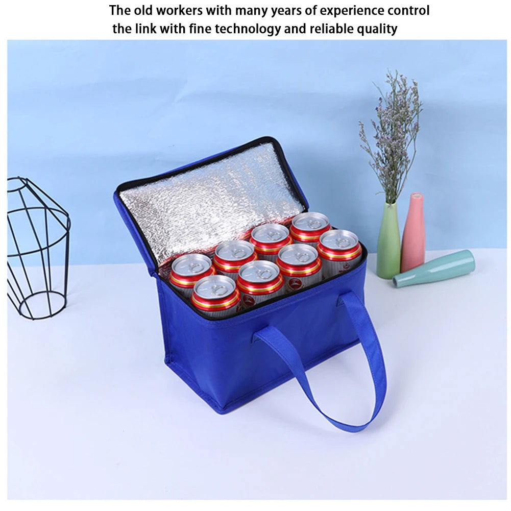 Picnic Bag Cookware Storage Bag Food Thermal Bag Insulation Picnic Ice Pack Beer Delivery Bag for Family Outdoor Activities Oasis Select